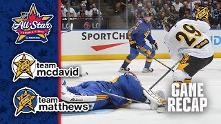 Team McDavid vs Team Matthews  2024 NHL AllStar FINALS Highlights [upl. by Goat]