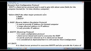DHCP basics RARP BOOTP in Hindi in 4 minutes [upl. by Filberte]