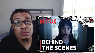 Wednesday Season 2  First Look at Behind the Scenes REACTION [upl. by Novyart]