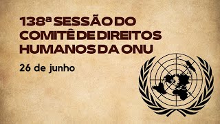 🎥🔴 AoVivo  MDHC participa da 138ª Sessão Comitê de Direitos Humanos na ONU [upl. by Ninon]