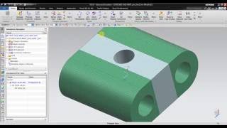 NX CAE  Hexahedral Meshing Method  Example 1 [upl. by Bedad446]