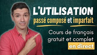 Cours de français  Passé composé et imparfait  Niveau B1B2 [upl. by Enaile196]