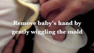 How to cast babys hands and feet  Memory Station Limited [upl. by Ahsitniuq]