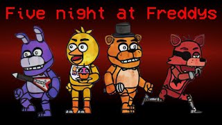 Among Us NUEVO Five Night at Freddys Roles mods [upl. by Arahas]