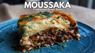 Classic Greek Moussaka  Traditional and Delicious [upl. by Cut]