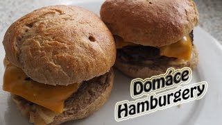 Domáce hamburgery  ako si upiecť domáce žemle  inšpirácia na náplň  Recept [upl. by Ohnuj]