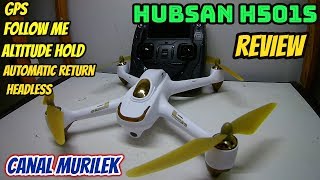 Review Hubsan H501s Standard  CANAL MURILEK [upl. by Sabec871]