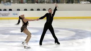 Charlène Guignard amp Marco Fabbri  2022 Lombardia Trophy Rhythm Dance [upl. by Lancelot]