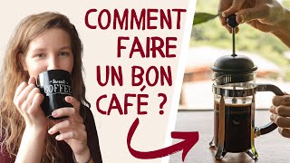 Cafetière à piston  Comment faire un bon café à la french press  ☕️ [upl. by Eioj]