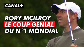 McIlroy réalise un coup de wedge venu dailleurs  Hero Dubaï Desert Classic [upl. by Alegnat]