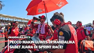 Makin Memanas MotoGP Mandalika Pecco Juara Sprint Race MagnificentMandalika motogp [upl. by Yttisahc648]