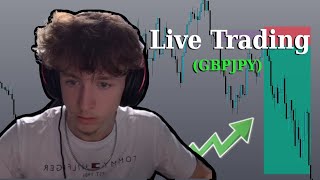 Live Trading GBPJPY  A Perfect Trade Supply amp Demand Forex Strategy [upl. by Yelyak]