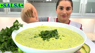 Salsa de aguacate  😱👉 INCREÍBLE el resultado final 😲🤫 [upl. by Gabler81]