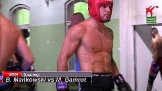 KSW 24 Borys Mańkowski vs Mateusz Gamrot  sparing [upl. by Richard]