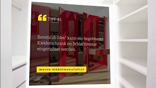 Begehbarer Kleiderschrank Tipps [upl. by Polinski787]