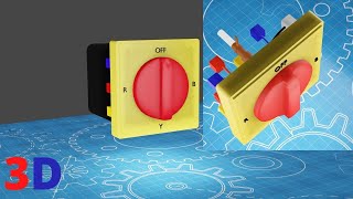 How To work Rotary Switch  Rotary switch 3D animation  Rotary Switch  satyajit mistry [upl. by Llewellyn]