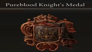 Pureblood Knights Medal Elden Ring [upl. by Atiuqrahc]