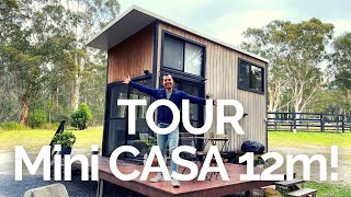 Tour MINI CASA De 12 METROS CUADRADOS Tiny House 😱🏡🌎  MINIMALISMO [upl. by Aneleairam]