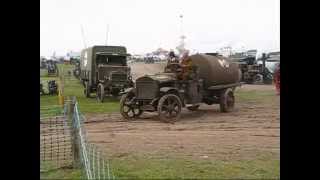 Great Dorset Steam Fair 2014 WW1 vehicle parade [upl. by Riamo753]