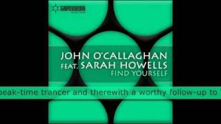 John OCallaghan feat Sarah Howells  Find Yourself Original Mix CVSA089 [upl. by Mckale]