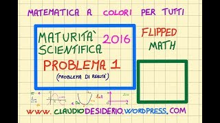 problema 1 2° parte maturità scientifica 2016 [upl. by Hauser]