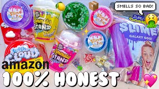 Amazon Slime Review 📦 Best amp Worst Slimes Ever ⭐️ 0 star vs 4 star [upl. by Morette766]