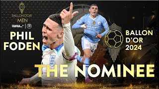 BALLON DOR 2024  PHIL FODEN ON VOTING  WHAT RANK [upl. by Worrell775]