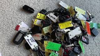 My Car Key Collection July 2022 Over 100 Car Keys [upl. by Hayman359]