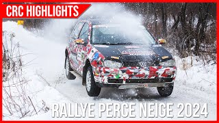 CRC Highlights Rallye Perce Neige 2024 [upl. by Euqinor]