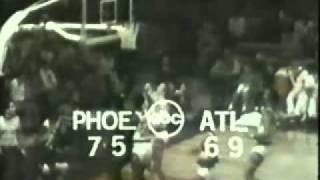 PETE MARAVICH 1970 Atlanta Hawks vs Phoenix Suns FULL GAME Part 8 [upl. by Marlee33]