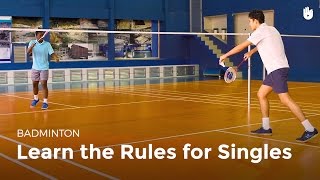 Singles Rules  Badminton [upl. by Domingo]