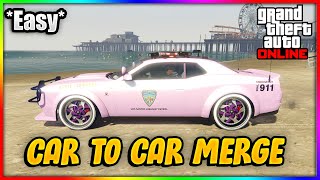 UPDATED GTA 5 CAR TO CAR MERGE GLITCH AFTER PATCH 168 F1BENNYS WHEELS ON ANY CAR XBOXPSN [upl. by Jillana84]