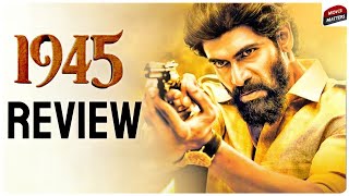 1945 Movie Review  Rana Daggubati Regina Cassandra  Sathyasivaa  Telugu Movies  Movie Matters [upl. by Nylg]