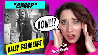 Vocal Coach Reacts Haley Reinhart  Creep  WOW She was [upl. by Eidnim]