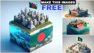 How To Make Microworld Of Each Country AI TRENDING IMAGES For FREE [upl. by Keith877]