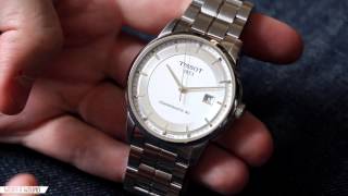 TISSOT POWERMATIC 80 LUXURY AUTOMATIC REVIEW [upl. by Ludlow]