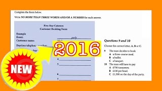 ielts listening practice test 2016 with answers [upl. by Waylan]