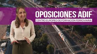 Oposiciones Adif  Adif AV  Prepara tu oposición en CEFF y consigue tu plaza en ADIF [upl. by Ecnedac950]