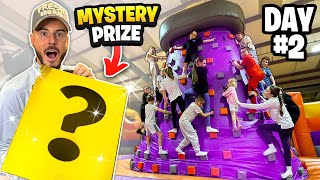 LAST TO LEAVE JUMP PARK WINS MYSTERY PRIZE CHALLENGE [upl. by Saks]