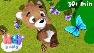 Little Teddy Brown Bear  HeyKids  Bear song for kids [upl. by Naujek]