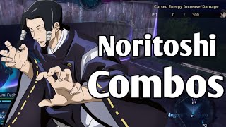 Noritoshi Kamo Combos  Jujutsu Kaisen Cursed Clash NEW DLC [upl. by Roselane]