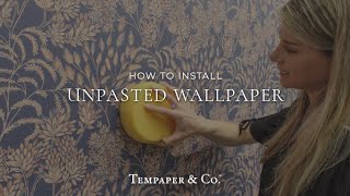 How To Install Unpasted Wallpaper  Paste The Wall Application [upl. by Lirbaj497]