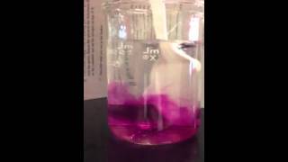 Potassium Permanganate Dissolving in Water [upl. by Nesrac]