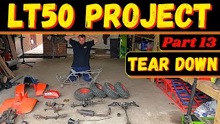 SUZUKI LT50 full strip tear down ready for rebuild LT 50 PROJECT PART 13 [upl. by Yrac145]