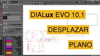 Como desplazar el plano de AutoCAD en DIALux EVO  Mover el plano base [upl. by Odlonra192]