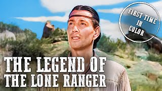 The Legend of the Lone Ranger  COLORIZED  Clayton Moore  Wild West Film [upl. by Nus]