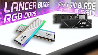 ÜSTÜN PERFORMANS UYGUN FİYAT XPG LANCER BLADE DDR5 RAM  GAMMIX S70 BLADE M2 1TB SSD [upl. by Eneliak]