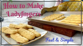 How to Make Ladyfingers for Tiramisu [upl. by Pepe717]