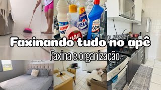 FAXINA LIMPEZA E ORGANIZAÇÃO NO APÊ PRECISAVA DAR UM TRATO NELE… faxina organização limpeza [upl. by Annia]