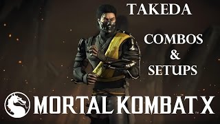 MKX  Takeda Ronin New Combos amp Setups 3195 [upl. by Krum575]